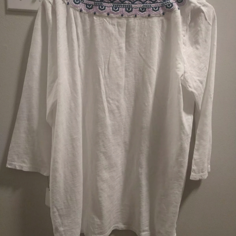 Talbots split neck tunic - Picture 3 of 4